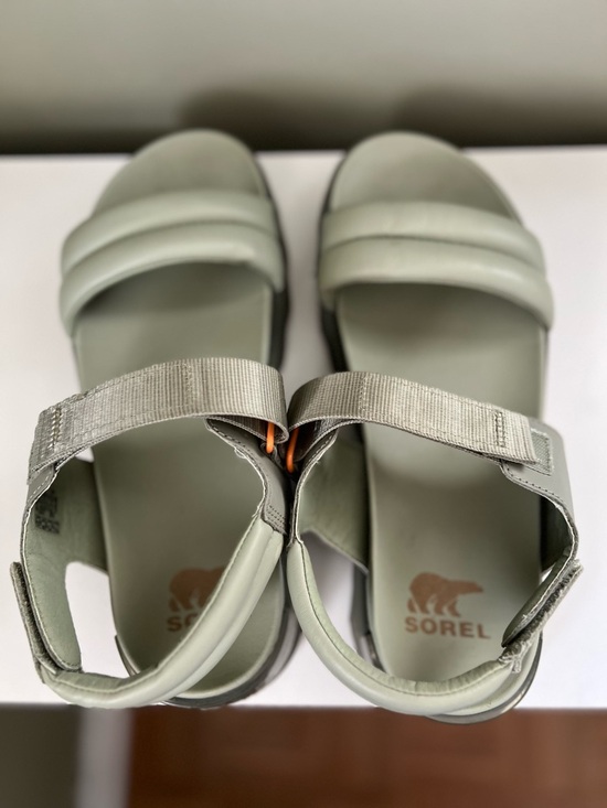 Sorel Shoes - Sorel Vibe Olive Padded-Strap Sandals